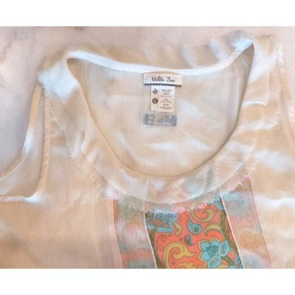 Matilda Jane Palisades Tank Top Size Large - Picture 5 of 8